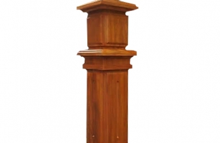 Trụ cái lục giác gỗ Lim
