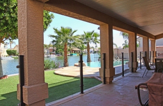 Lan can kính khu nghỉ dưỡng resort MD12