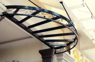 Mái kính sắt mỹ thuật MK04