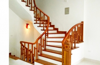 Tay vịn cầu thang gỗ Lim Nam Phi Zic Zắc