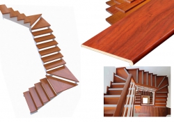 Ưu điểm của cầu thang gỗ công nghiệp Hà Nội