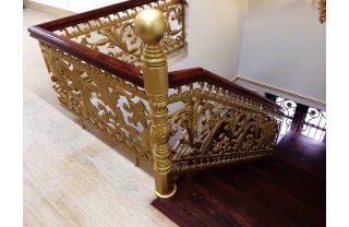 Cầu thang nhôm đúc CTNĐMD012