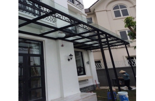 Mái kính sắt nghệ thuật MK02